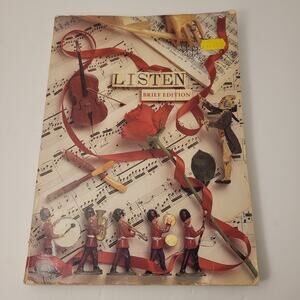 Listen-Brief Edition Textbook Joseph Kerman 1987 Softcover Good Condition